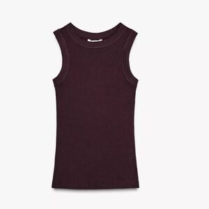 ZARA Sleeveless Ribbed Top